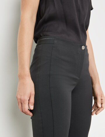 GERRY WEBER Skinny Hose in Schwarz