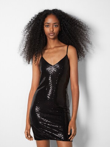 Bershka Dress in Black: front