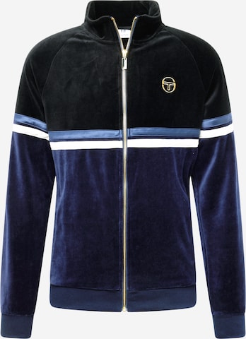 Sergio Tacchini Sweat jacket 'ORION LUXE' in Black: front
