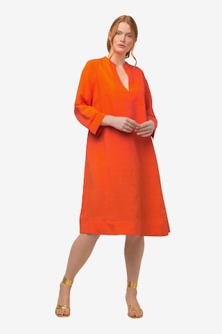 Robe Ulla Popken en orange : devant
