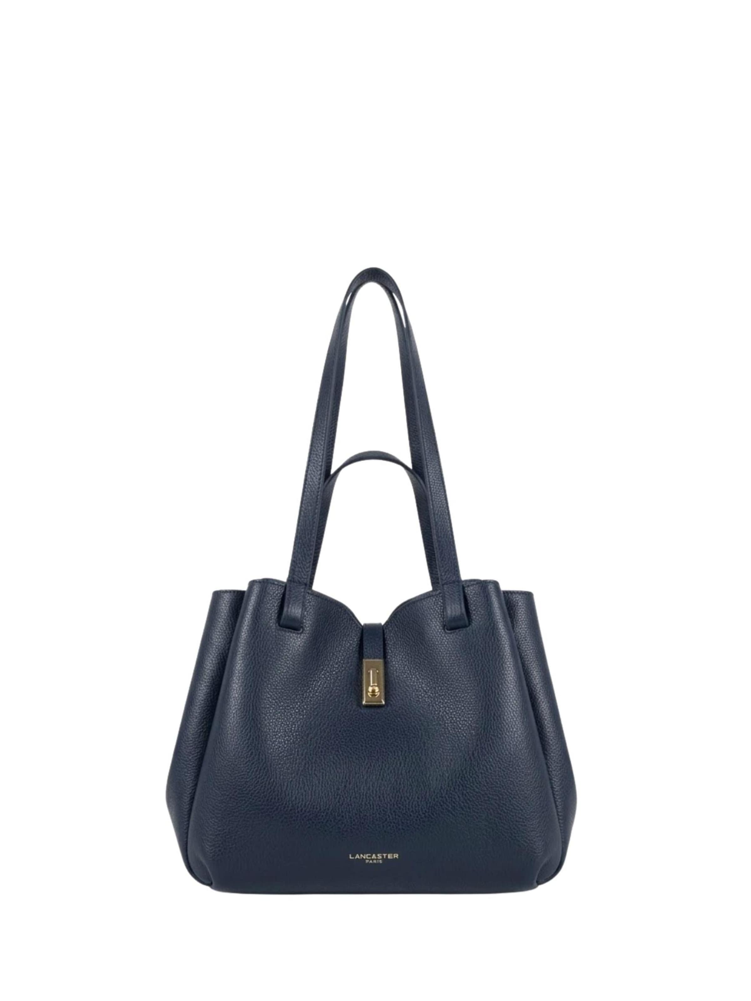 LANCASTER Paris Shopper 'cabas épaule L Milano Horizon Bleu Foncé' in Blue