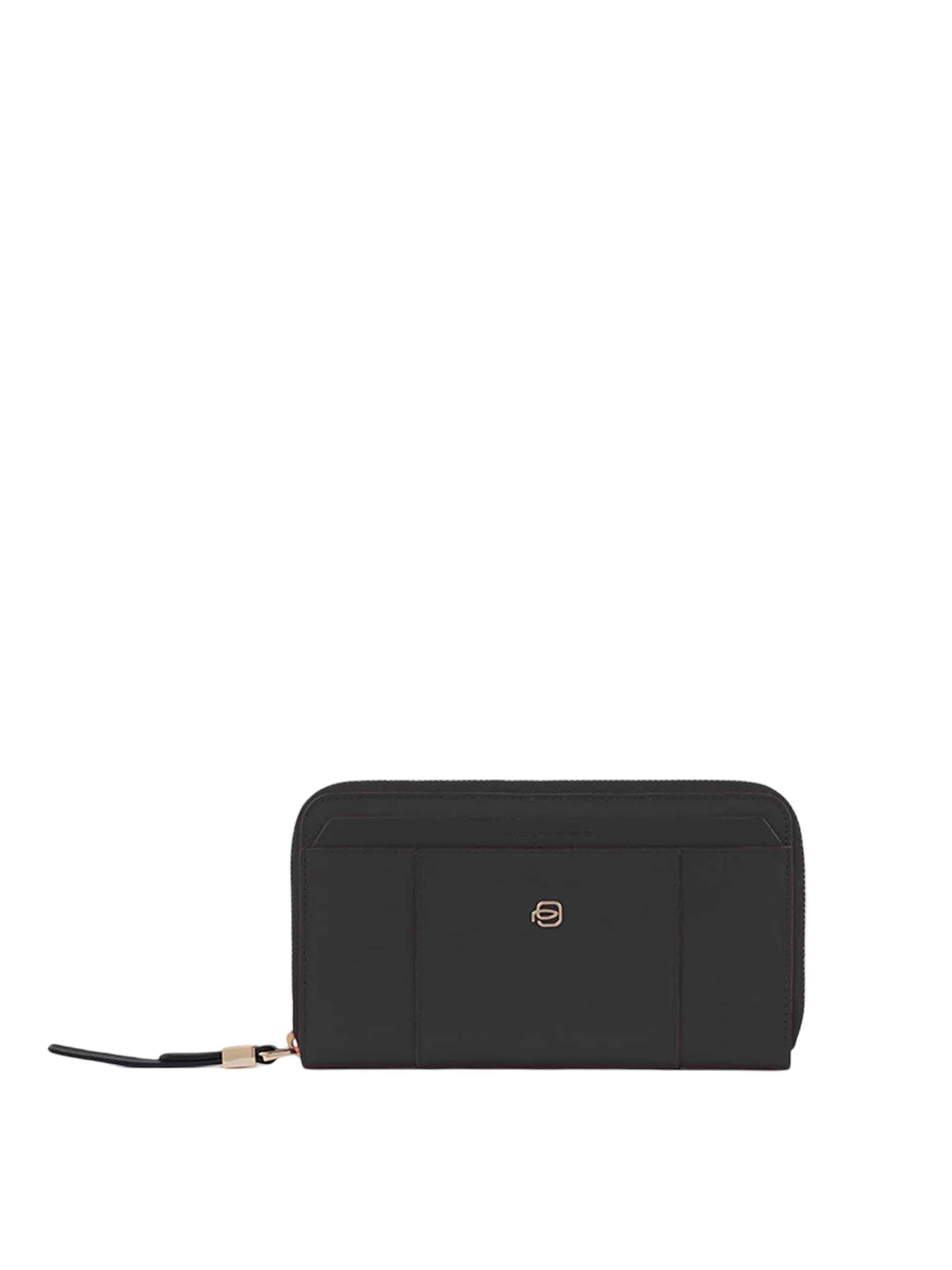 Piquadro Wallet in Black: front