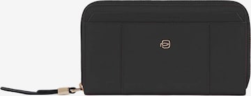 Porte-monnaies Piquadro en noir : devant