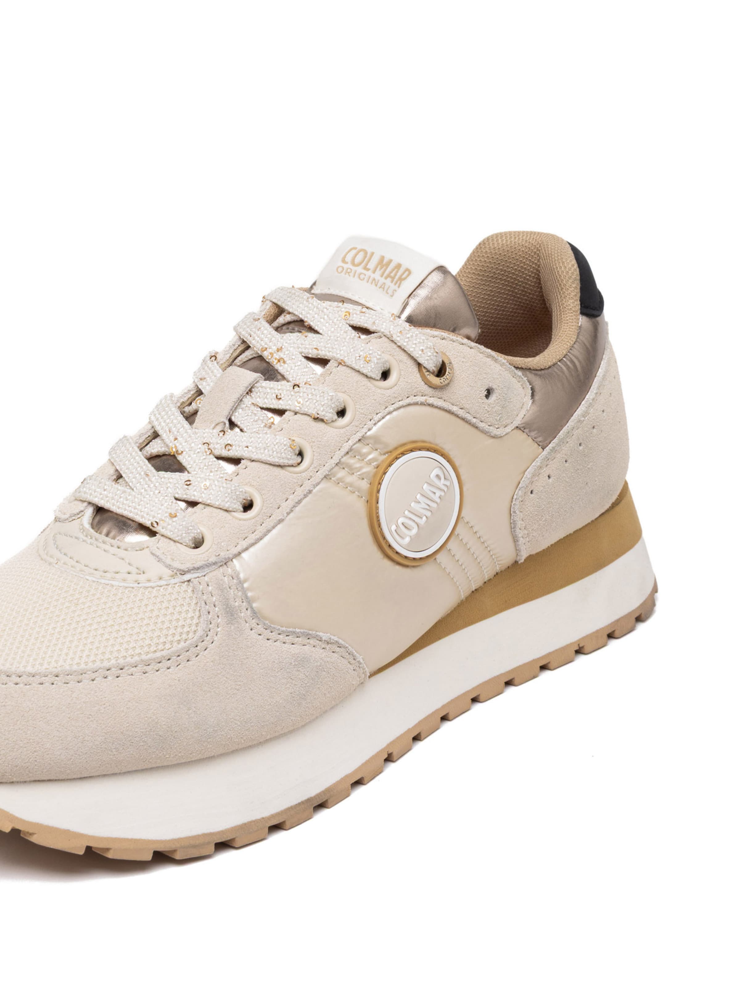 Sneaker bassa 'Travis Authentic' di Colmar in beige: frontale