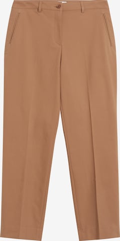 ARMEDANGELS Regular Pleated Pants ' VARMAA' in Brown: front