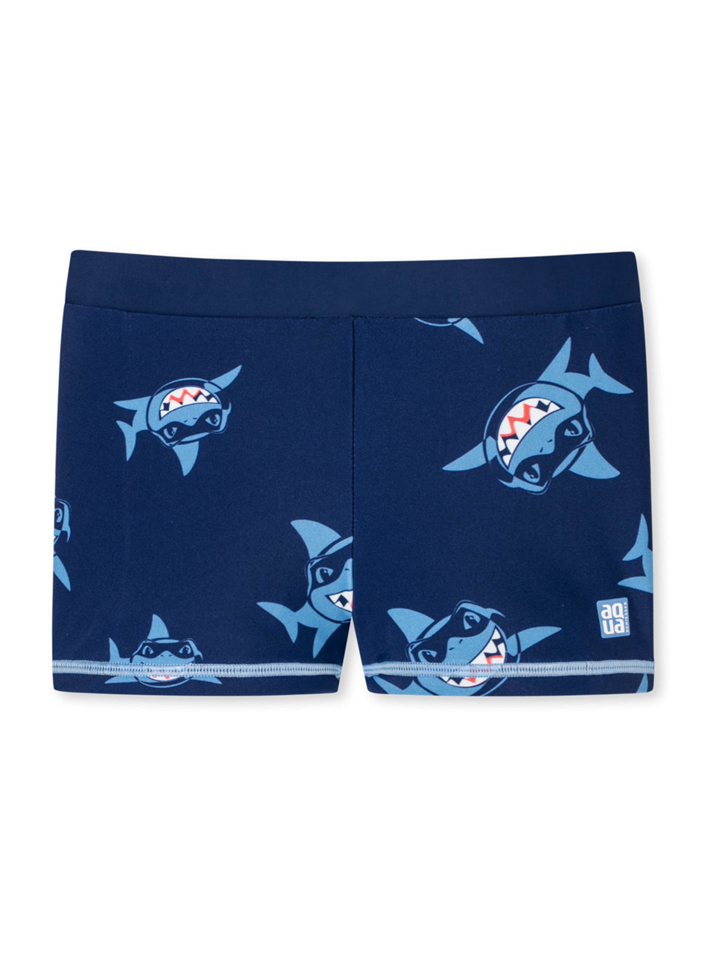SCHIESSER Zwembroek 'Aqua' in Blauw: voorkant