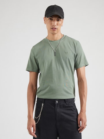 MUSTANG Shirt 'Austin' in Groen: voorkant