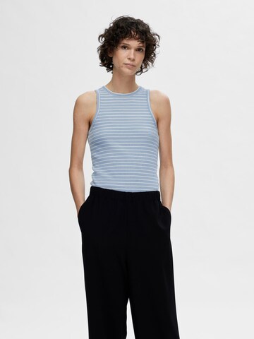 SELECTED FEMME Top in Blauw: voorkant