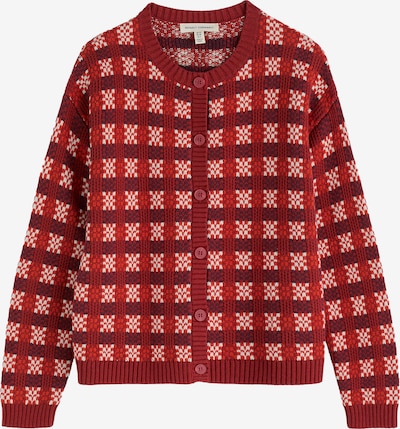 Seasalt Cornwall Neuletakki 'Kensa' värissä punainen / oranssinpunainen / merlot / valkoinen, Tuotenäkymä