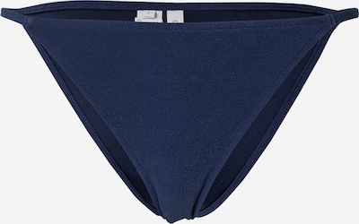 Calvin Klein Swimwear Долнище на бански тип бикини 'Cheeky' в нейви синьо / жълто / бяло, Преглед на продукта