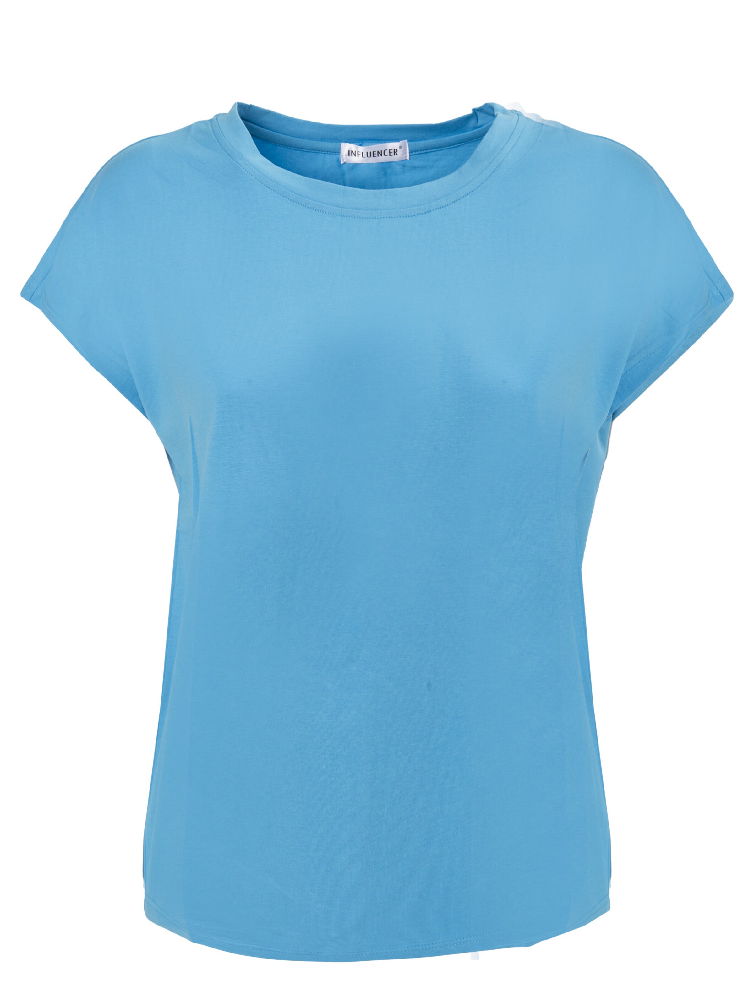 Influencer Футболка в Синий: спереди