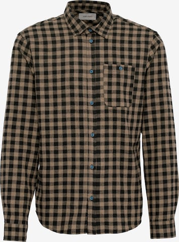 BLEND Overhemd in Bruin: voorkant