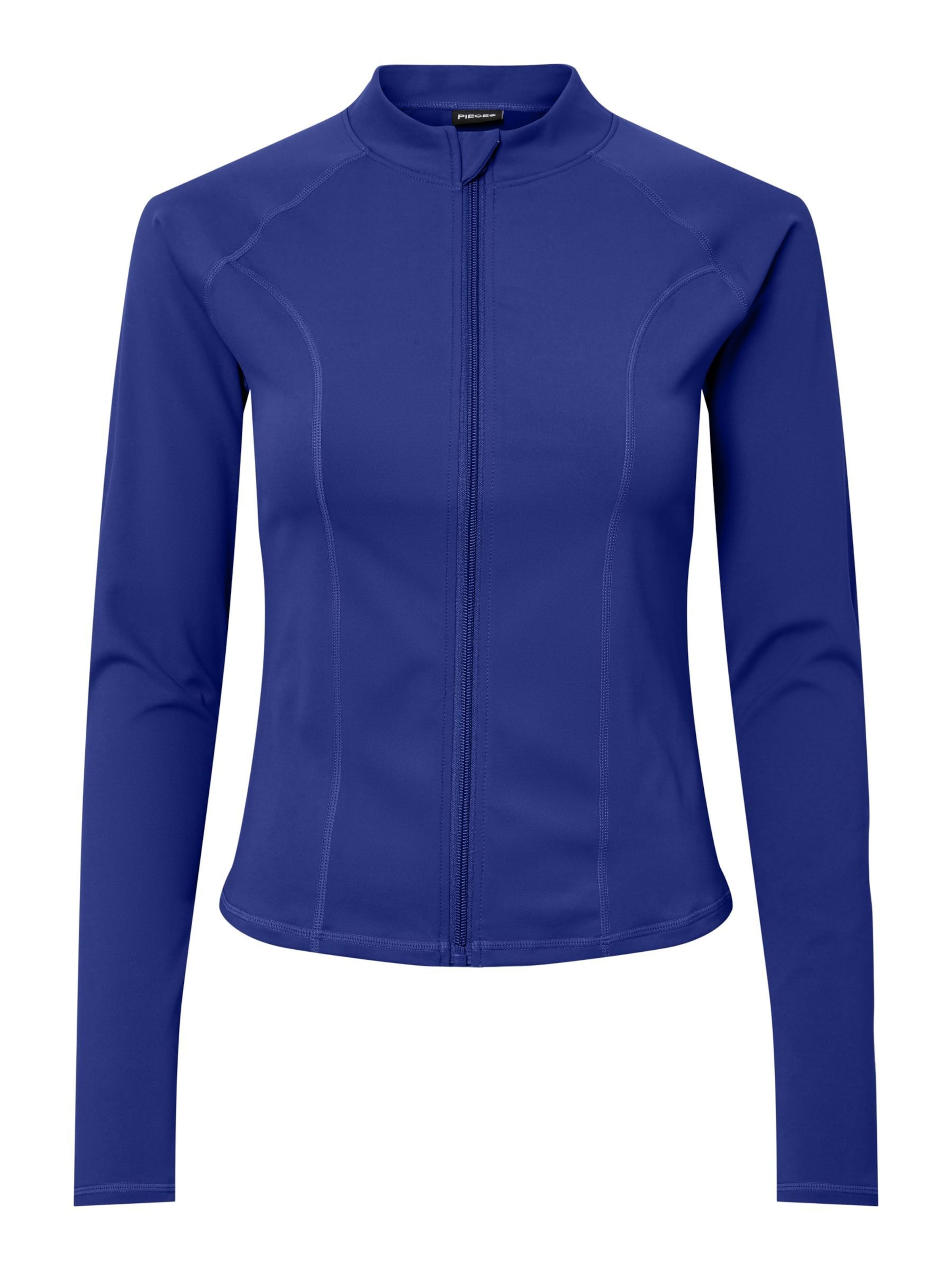 PIECES Sportjas in Blauw: voorkant