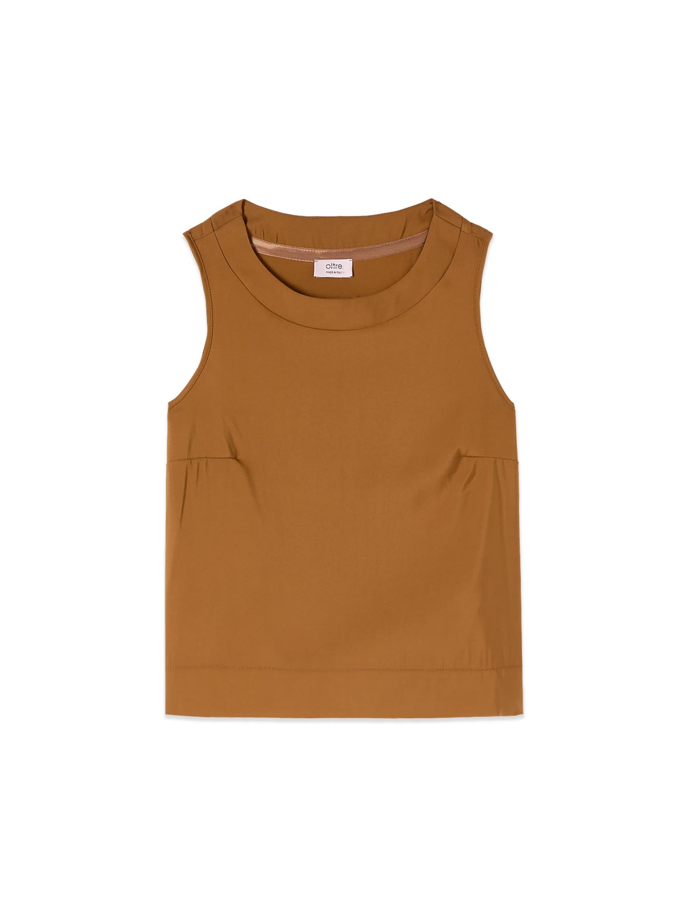 oltre Bluse‌ in Braun: Vorderseite