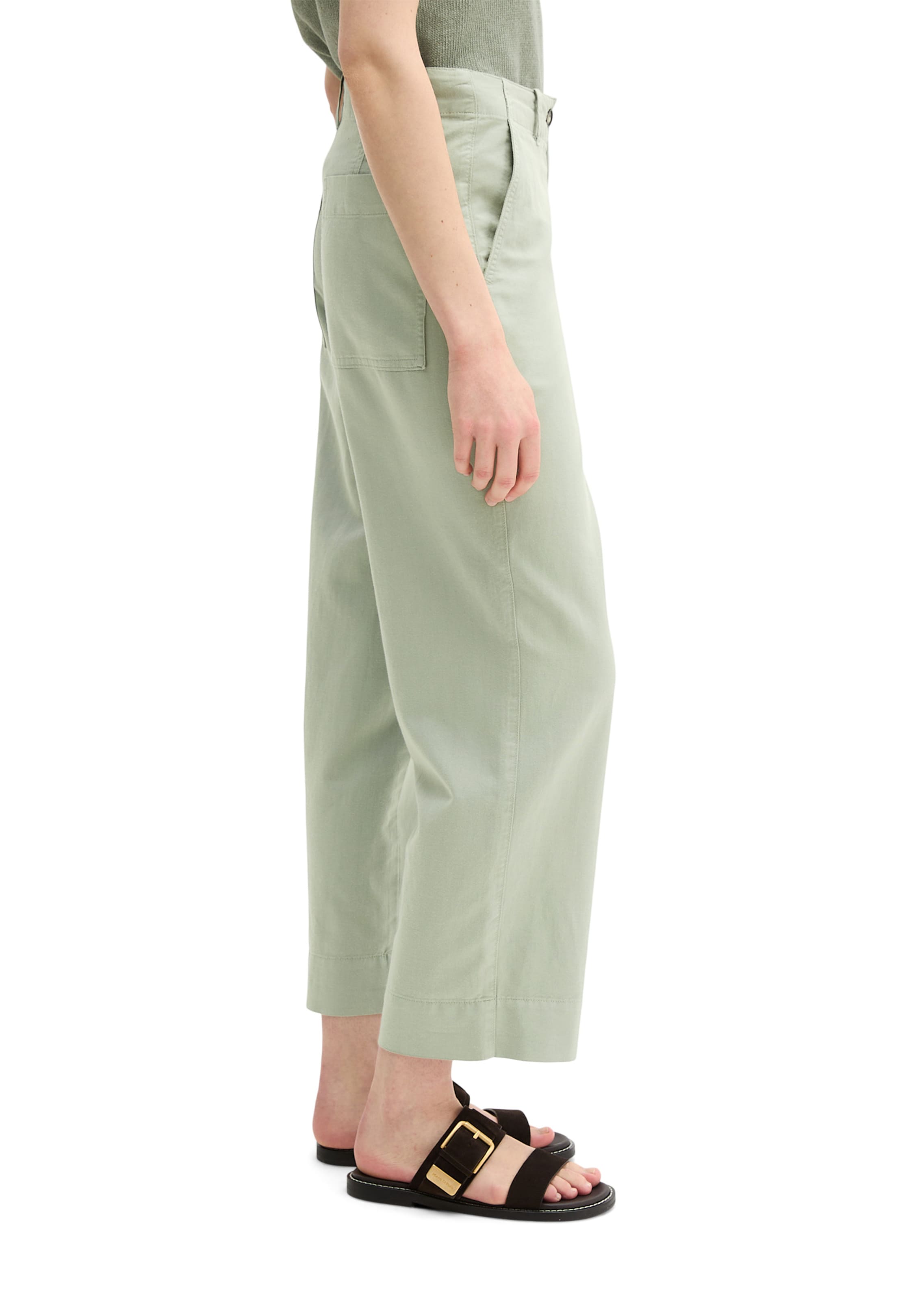 Loosefit Pantalon chino 'Lande' Marc O'Polo en vert