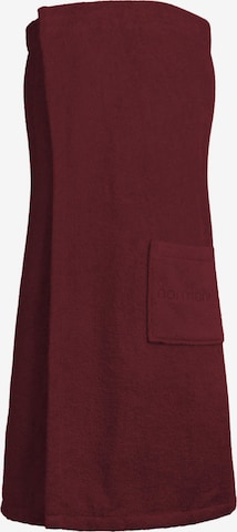 normani Short Bathrobe 'Mardin' in Red: front
