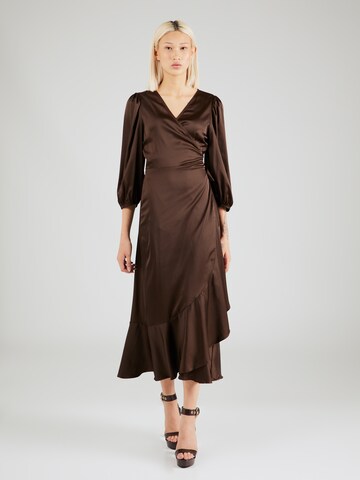 A-VIEW Dress 'Camilja' in Brown: front