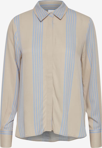 ICHI Bluse in Beige: Vorderseite