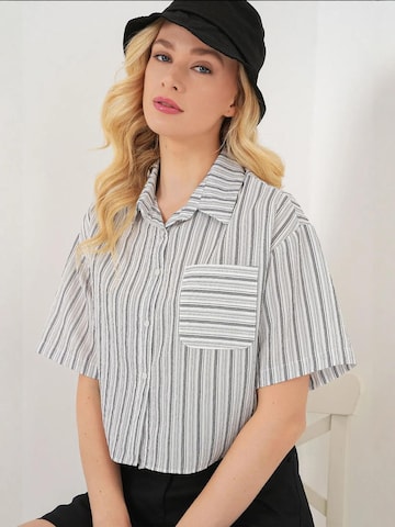 Bigdart Bluse in Schwarz