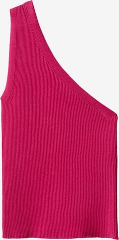 MANGO Knitted Top 'Asim' in Pink: front