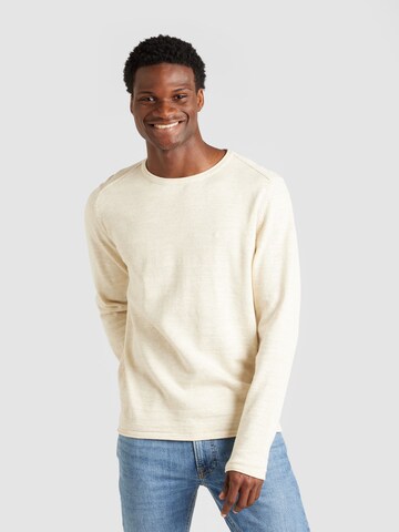 FYNCH-HATTON Sweater in White: front