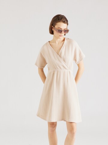 Robe d’été 'Majene' mazine en beige : devant