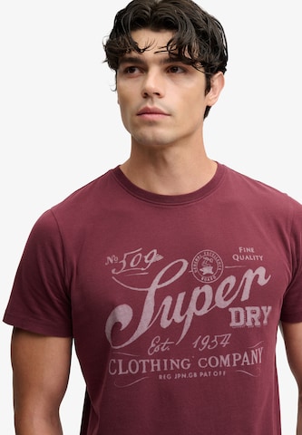 Superdry & Co Koszulka w kolorze czerwony
