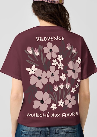 QS Shirt in Rood: voorkant
