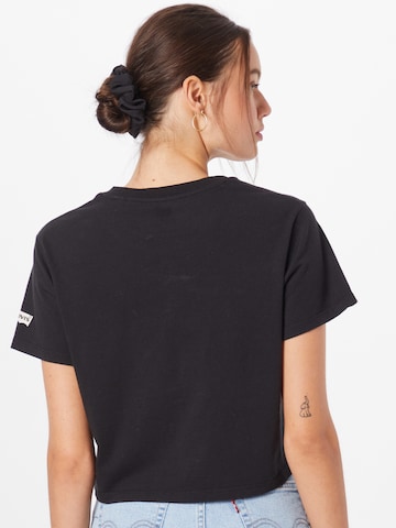 LEVI'S ® Shirt 'GR Cropped Jordie Tee' in Schwarz