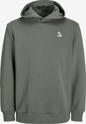 JACK & JONES Sweatshirt 'Triangle' in Groen: voorkant