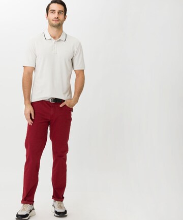 BRAX Regular Trousers 'Cadiz' in Red