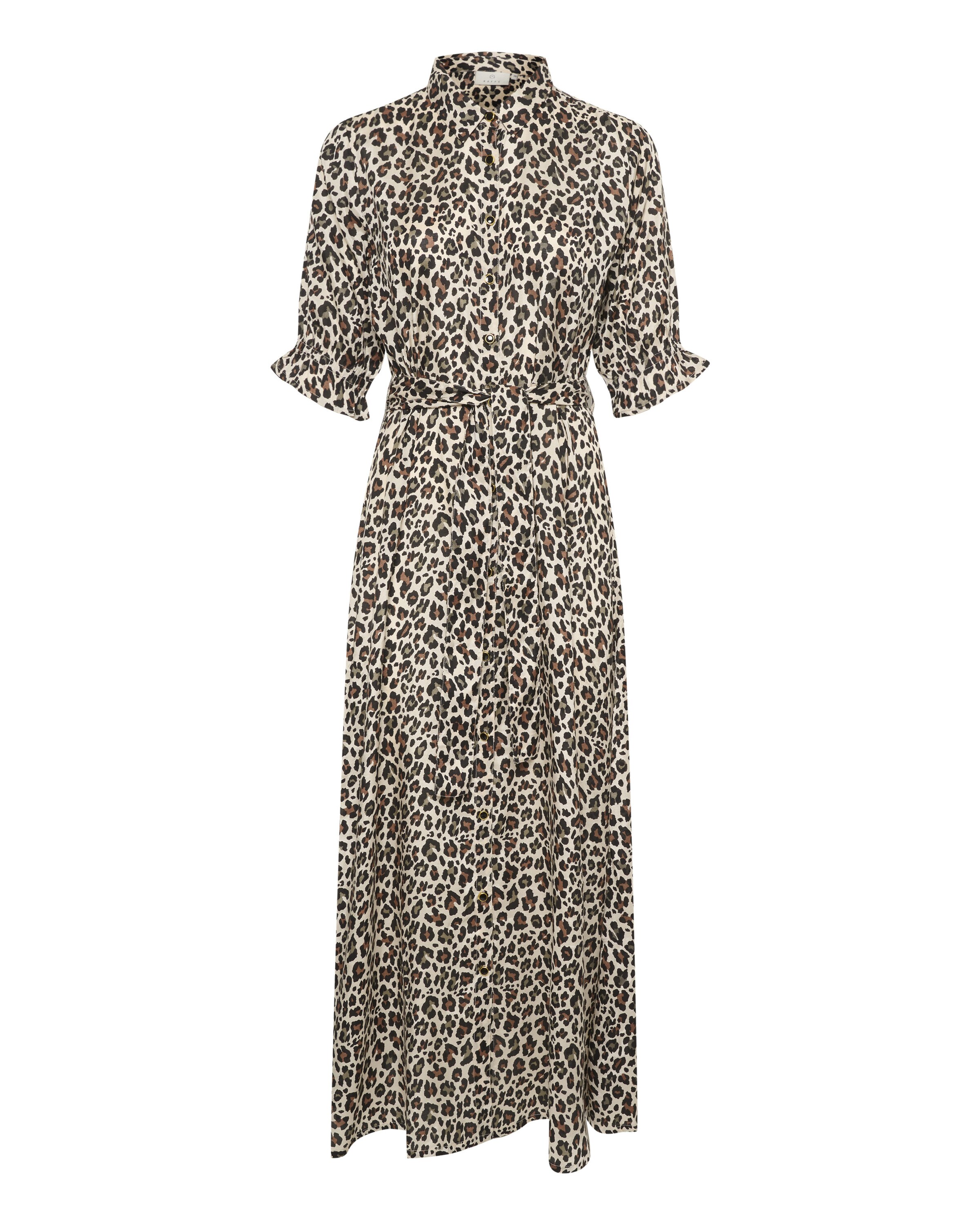 Kaffe Blousejurk 'Velana' in Beige: voorkant