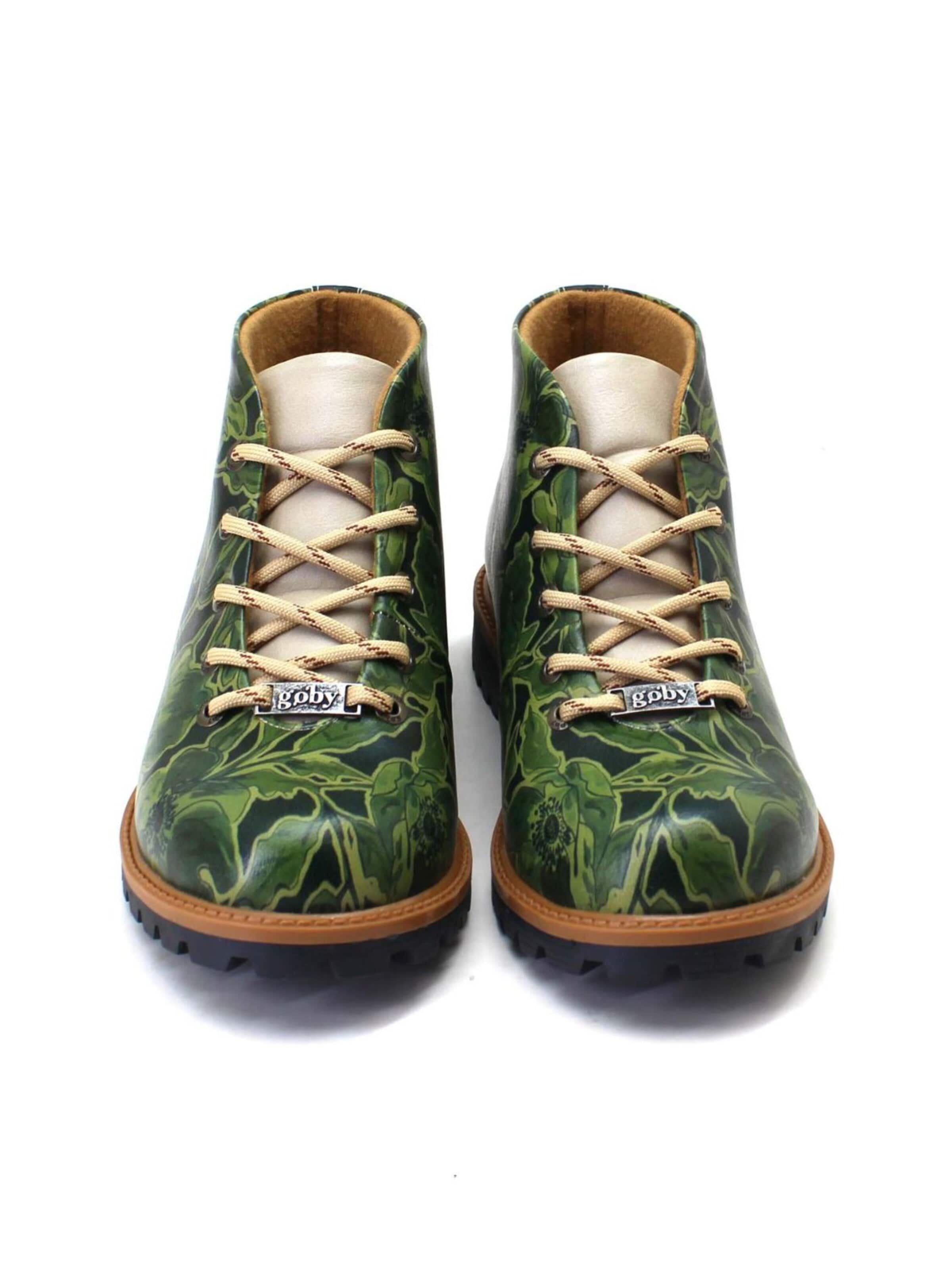 Goby Ankelboots 'Women's Green Ankle boots Goby TKS157' i grön