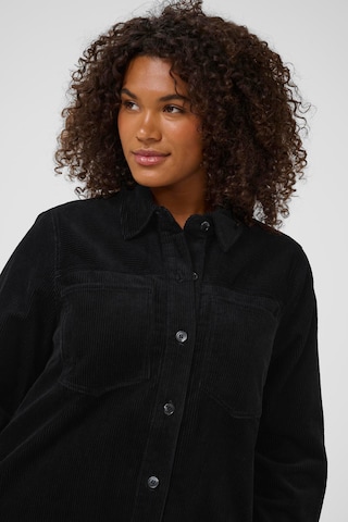 KAFFE CURVE Shirt 'Kirstin' in Zwart