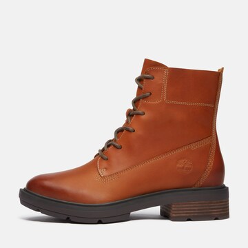 TIMBERLAND Schnürstiefelette 'Brimfield' in Braun