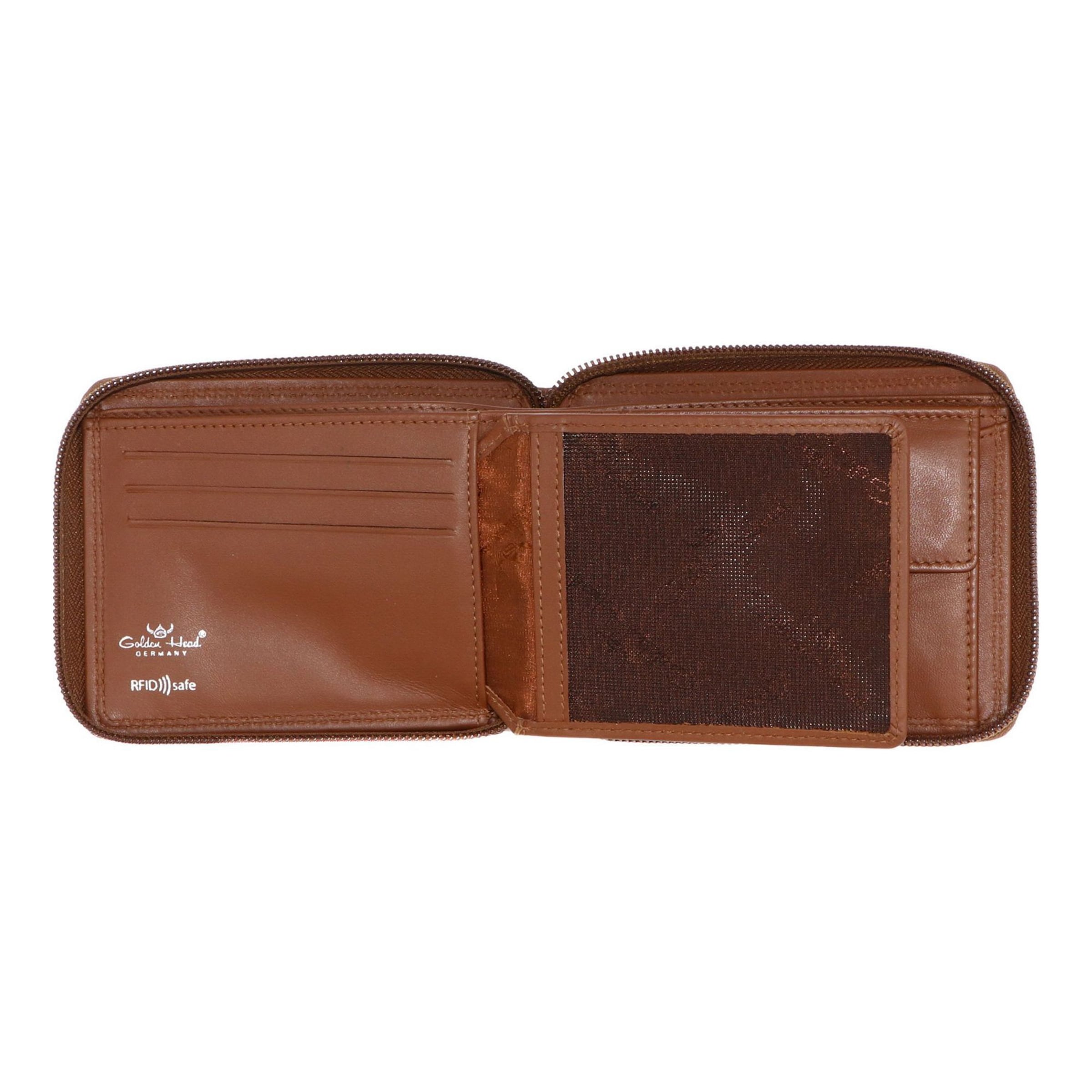 GOLDEN HEAD Wallet 'Polo' in Brown