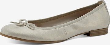 TAMARIS Ballet Flats in Grey: front