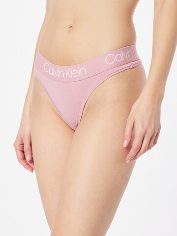 Calvin Klein Underwear String in Pink: predná strana