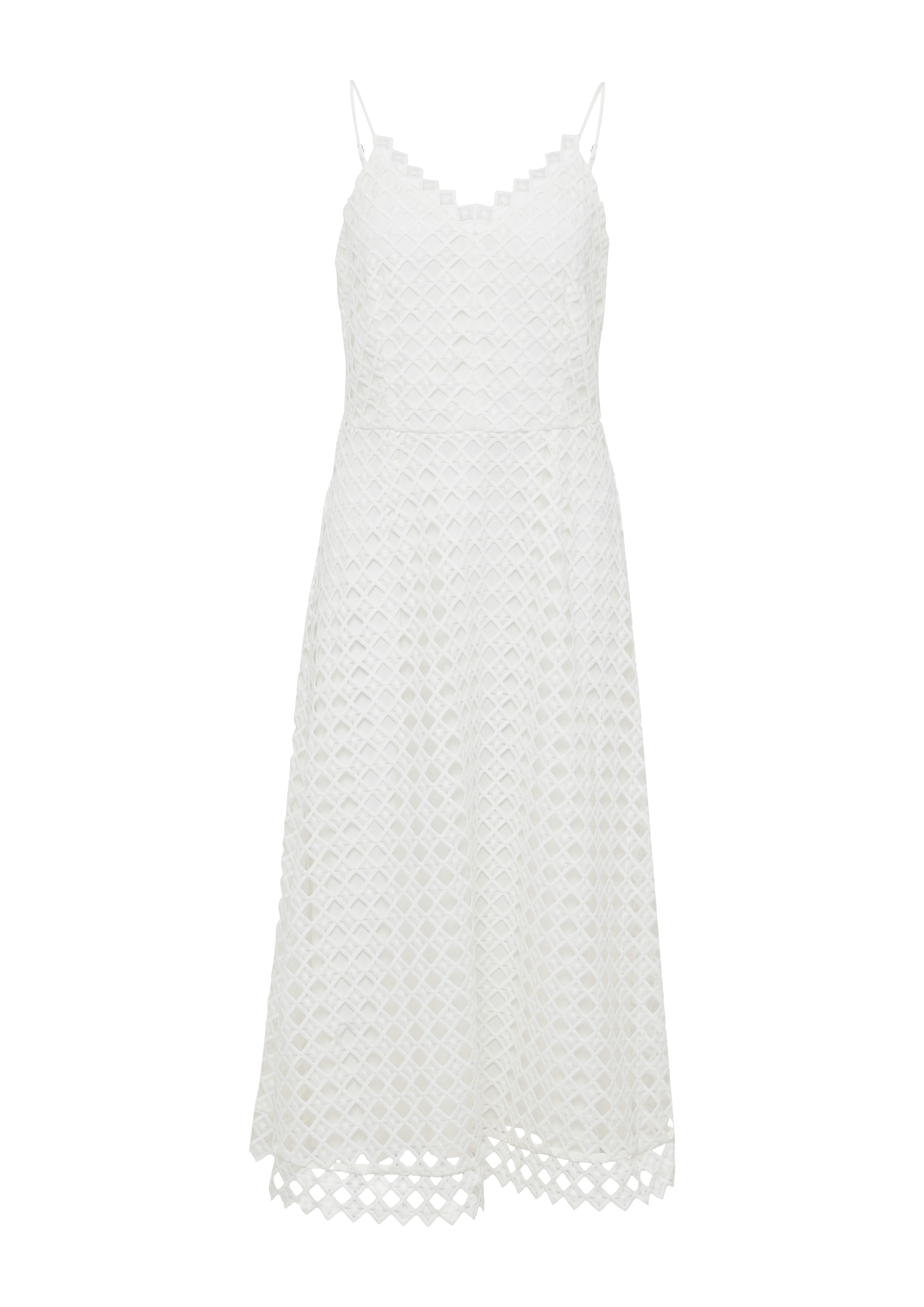 COMMA Jurk in Wit: voorkant