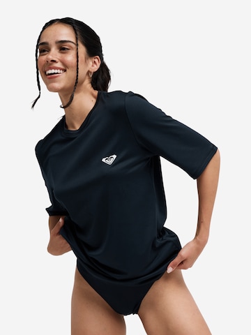 ROXY Performance Shirt 'Happy Waves' in Black: front