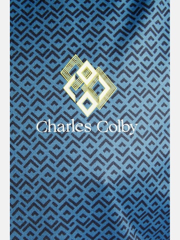 Charles Colby Poloshirt ' Earl Briccs ' in Blau