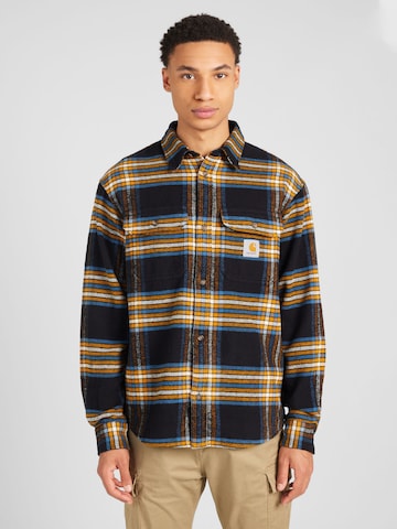 Coupe regular Chemise 'Hawkins' Carhartt WIP en noir : devant