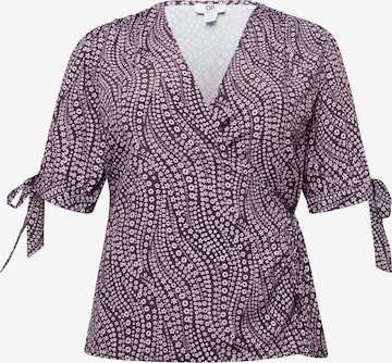 Dorothy Perkins Curve - Blusa em roxo: frente