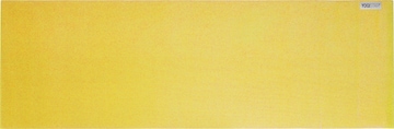 YOGISTAR.COM Mat '183 cm x 61 cm x 4 mm' in Yellow