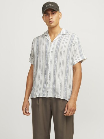 JACK & JONES Comfort Fit Hemd in Weiß: Vorderseite