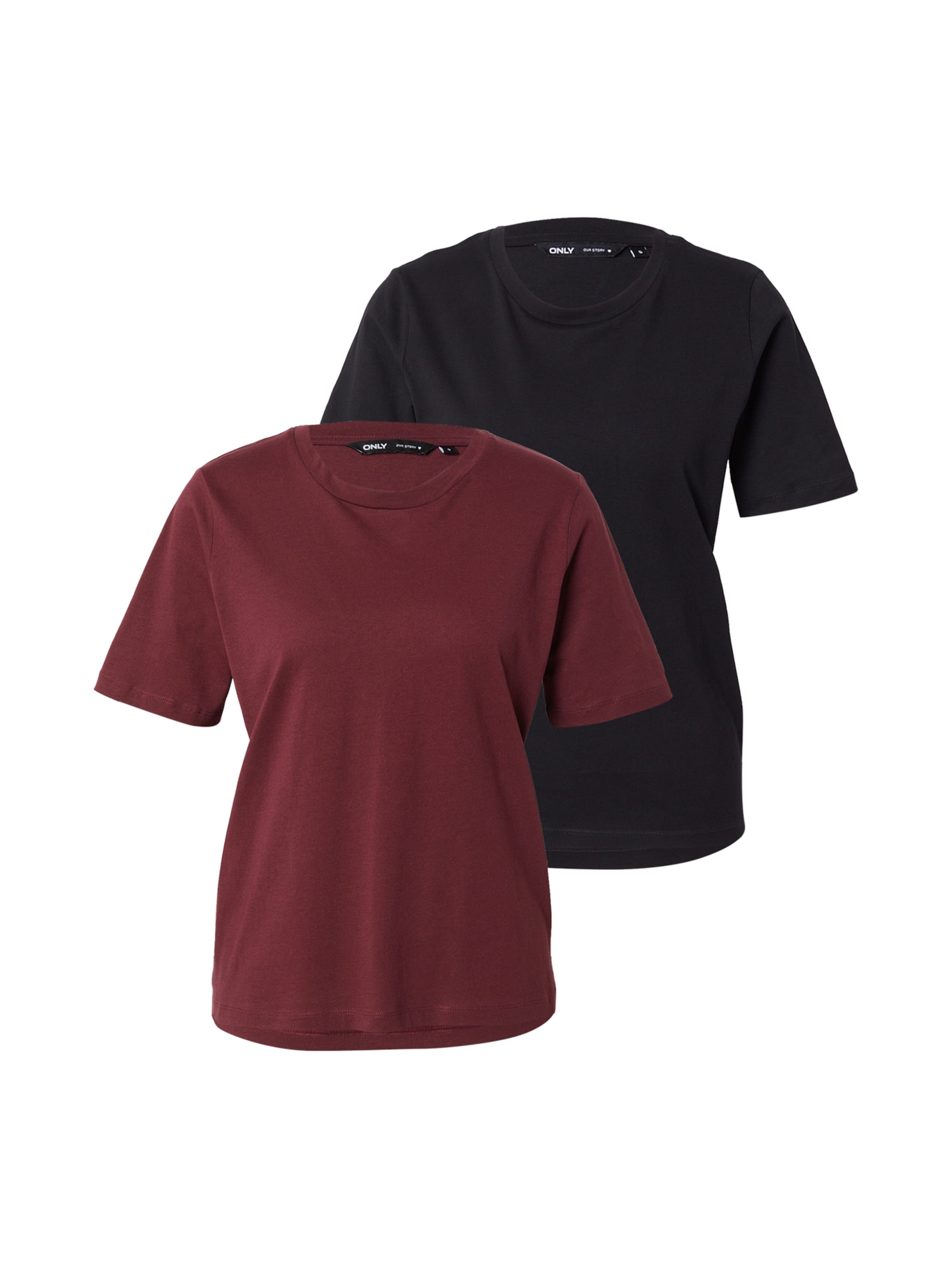 ONLY Футболка 'ONLONLY' в Лиловый: спереди