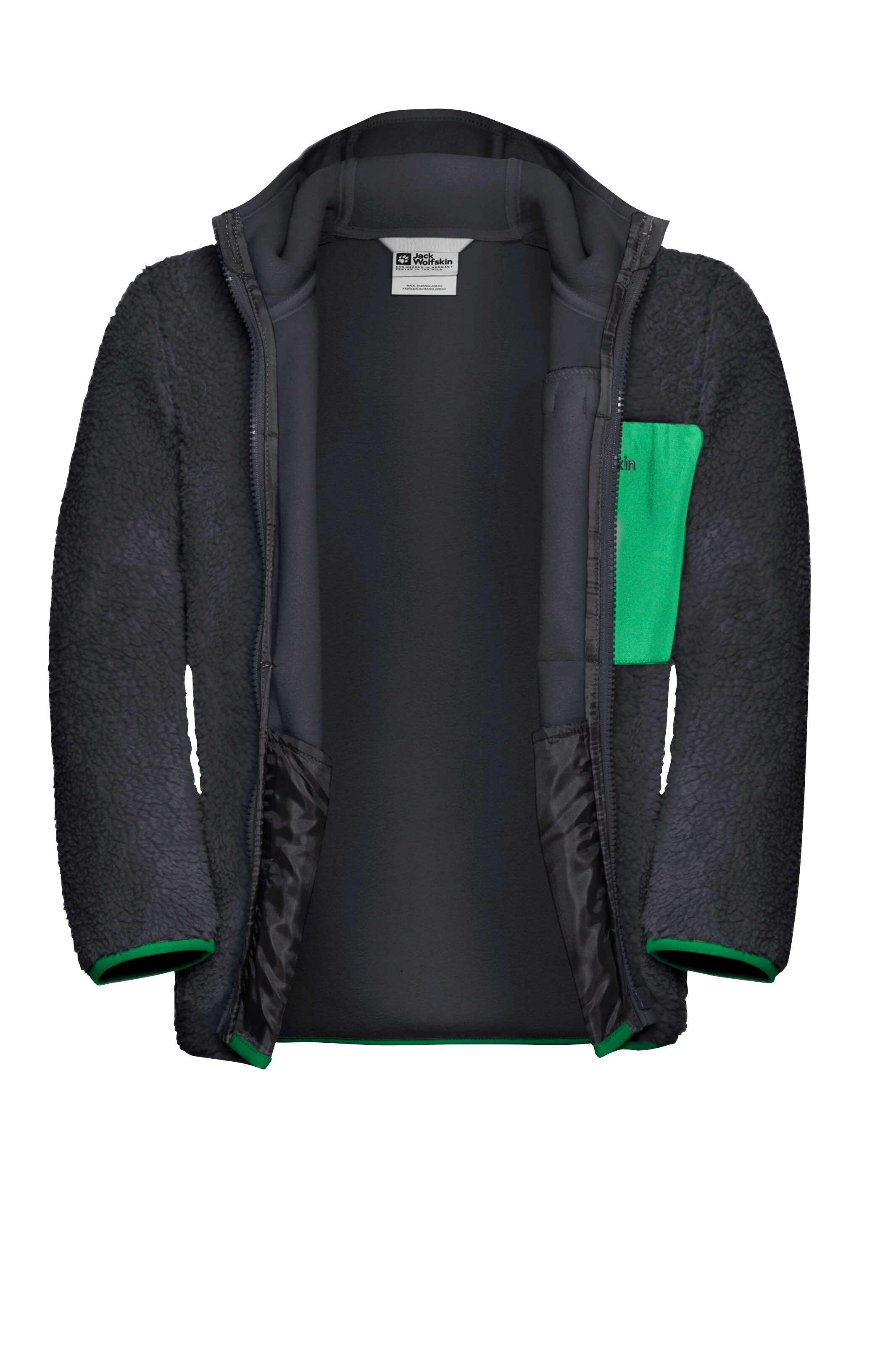 JACK WOLFSKIN Funktionsfleecejacke in Grau