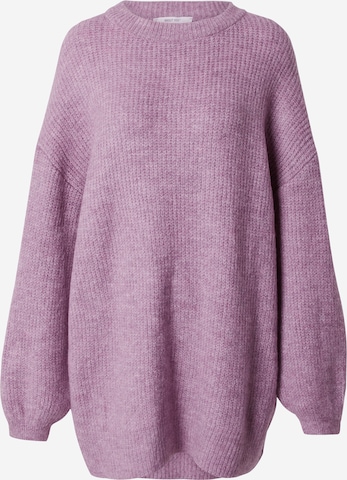 ABOUT YOU Oversized Sweater 'Mina' in Purple: front