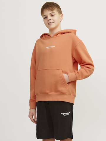 Felpa 'JORVerterbro' di Jack & Jones Junior in arancione: frontale