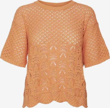 VERO MODA Trui 'LILLIE ' in Oranje: voorkant